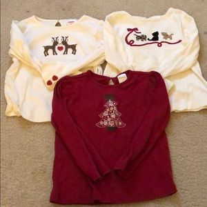 Set of 3 holiday shirts in excellent condition